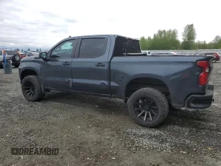 2021 Chevrolet Silverado 1500 Custom Trail Boss with VIN 1GCPYCEF7MZ283388, listed as a Copart auction lot 54305835 with 40,756 mi miles and Salvage Title. Bid and sale history available at DreamBid. Image 2.
