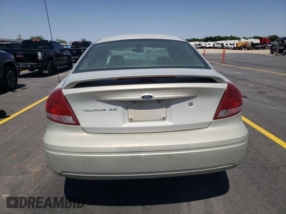 2006 Ford Taurus SE с VIN 1FAFP53U96A169458, выставлен на аукционе Copart как лот 59400185 с пробегом 103 020 миль миль и Списание • Salvage title. История ставок и продаж доступна на DreamBid. Изображение 6.