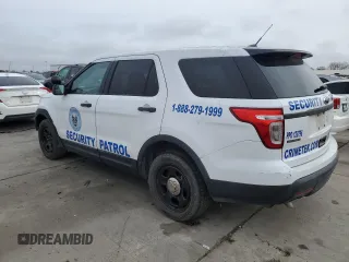 2013 Ford Utility Police Interceptor with VIN 1FM5K7AR2DGB08473, listed as a Copart auction lot 45728965 with 202,881 mi miles and Clean Title. Bid and sale history available at carsss.com. Image 2.