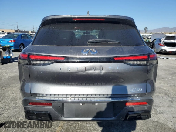 2023 Infiniti QX60 Luxe с VIN 5N1DL1FR4PC351969, выставлен на аукционе Copart как лот 41833035 с пробегом 8 170 миль миль и Списание • Salvage title. История ставок и продаж доступна на DreamBid. Изображение 6.