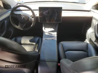 2022 Tesla Model 3 with VIN 5YJ3E1EA2NF188955, listed as a Copart auction lot 47263395 with 119,418 mi miles and Salvage Title. Bid and sale history available at DreamBid. Image 8.