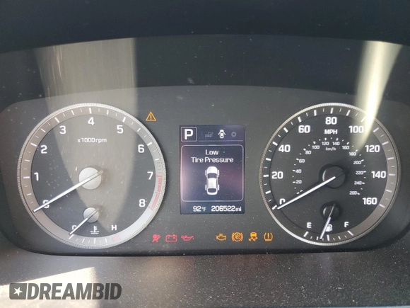 2015 Hyundai Sonata 2.4L SE with VIN 5NPE24AF8FH038856, listed as a Copart auction lot 54543965 with 206,522 mi miles and Salvage Title. Bid and sale history available at carsss.com. Image 9.