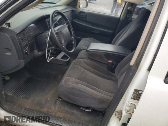 2003 Dodge Dakota SLT with VIN 1D7HL48N83S102971, listed as a Copart auction lot 86859964 with 0 mi miles and Salvage Title. Bid and sale history available at carsss.com. Image 7.