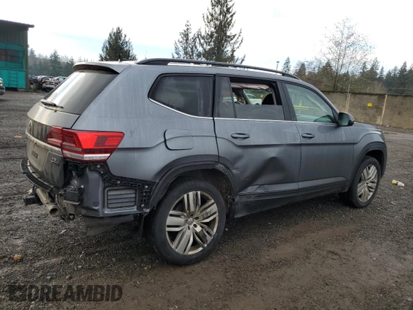 2020 Volkswagen Atlas SE with VIN 1V2UR2CA2LC502422, listed as a Copart auction lot 84052564 with 52,750 mi miles and Salvage title. Bid and sale history available at DreamBid. Image 3.