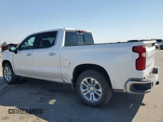 2023 Chevrolet Silverado 1500 LTZ with VIN 1GCUDGE86PZ318398, listed as a Copart auction lot 76702434 with 17,494 mi miles and Salvage Title. Bid and sale history available at carsss.com. Image 2.