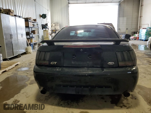 2001 Ford Mustang GT Deluxe with VIN 1FAFP42X51F230659, listed as a Copart auction lot 44784605 with 185,358 mi miles and Salvage Title. Bid and sale history available at carsss.com. Image 6.