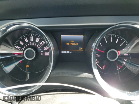 2014 Ford Mustang V6 with VIN 1ZVBP8AM3E5301910, listed as a Copart auction lot 56006345 with 163,880 mi miles and Salvage title. Bid and sale history available at DreamBid. Image 9.