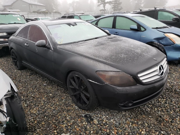 2007 Mercedes-Benz CL-Class 5.5L V8 with VIN WDDEJ71X87A005447, listed as a Copart auction lot 83757244 with NaN miles and Clean Title. Bid and sale history available at carsss.com. Image 4.