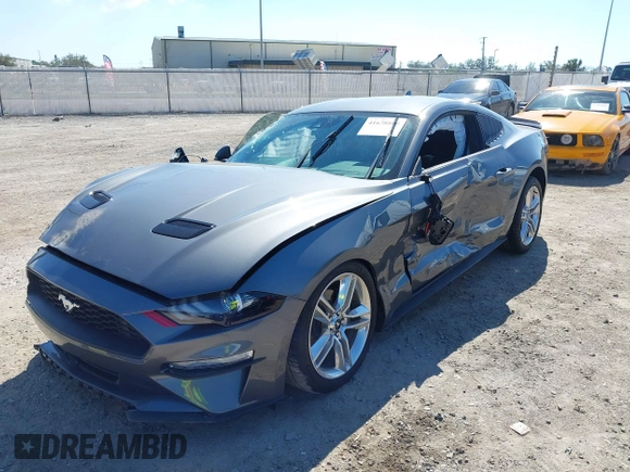 2021 Ford Mustang EcoBoost with VIN 1FA6P8TH5M5108957, listed as a IAAI auction lot 41678800 with 31,219 mi miles. Bid and sale history available at carsss.com. Image 17.