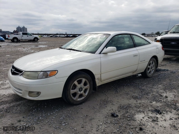 2000 Toyota Camry Solara SE with VIN 2T1CF28P0YC356037, listed as a Copart auction lot 86887964 with 264,132 mi miles and Salvage Title. Bid and sale history available at carsss.com. Image 1.