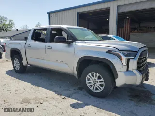 2025 Toyota Tundra 4WD SR with VIN 5TFLA5DB5SX253960, listed as a Copart auction lot 51178305 with 8,916 mi miles and Salvage Title. Bid and sale history available at carsss.com. Image 4.