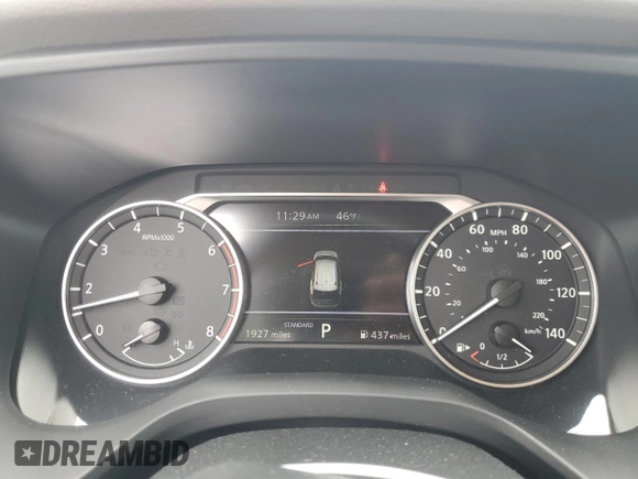 2025 Nissan Rogue SV with VIN JN8BT3BA3SW342439, listed as a Copart auction lot 51925185 with 1,927 mi miles and Salvage Title. Bid and sale history available at DreamBid. Image 9.