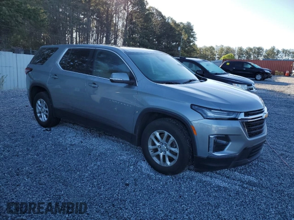 2023 Chevrolet Traverse LS with VIN 1GNERFKW4PJ285541, listed as a Copart auction lot 49305425 with 33,761 mi miles and Clean Title. Bid and sale history available at DreamBid. Image 4.