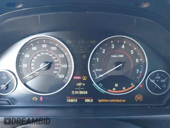2013 BMW 3 Series 328i with VIN WBA3C1G54DNR44210, listed as a IAAI auction lot 41850590 with 154,915 mi miles and . Bid and sale history available at DreamBid. Image 7.
