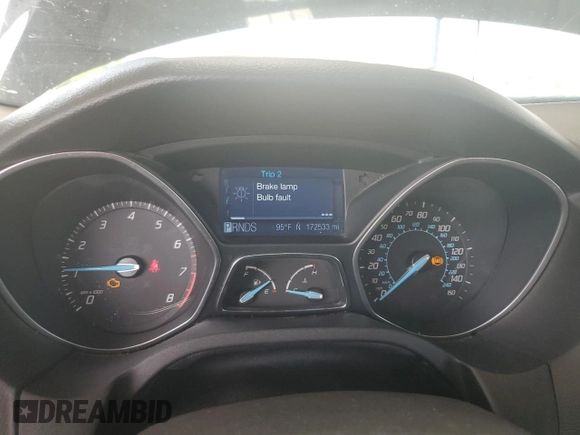 2012 Ford Focus SE with VIN 1FAHP3F29CL346226, listed as a Copart auction lot 61029345 with 172,533 mi miles and Salvage title. Bid and sale history available at DreamBid. Image 9.