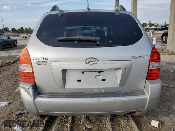 2007 Hyundai Tucson GLS with VIN KM8JM12B17U617967, listed as a Copart auction lot 77712514 with 164,191 mi miles and Clean Title. Bid and sale history available at carsss.com. Image 6.