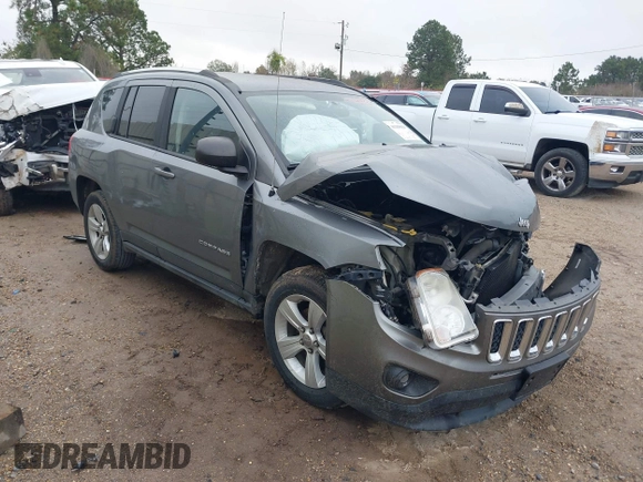 2012 Jeep Compass Sport with VIN 1C4NJCBB7CD664599, listed as a IAAI auction lot 41180829 with 144,909 mi miles. Bid and sale history available at carsss.com. Image 1.