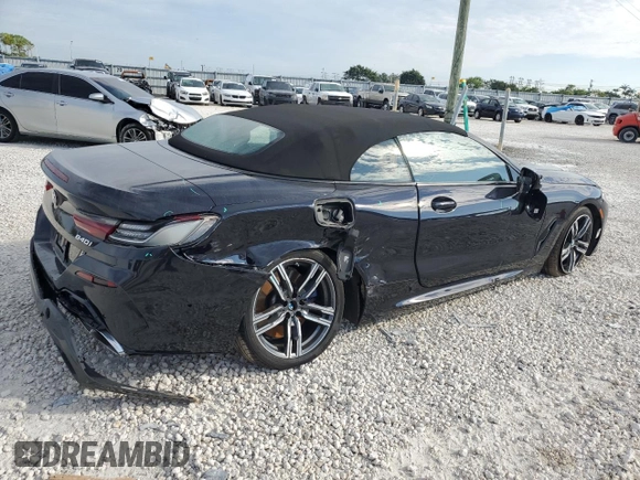 2022 BMW 8 Series 840i with VIN WBADZ4C09NCH78622, listed as a Copart auction lot 77669793 with 0 mi miles. Bid and sale history available at carsss.com. Image 3.