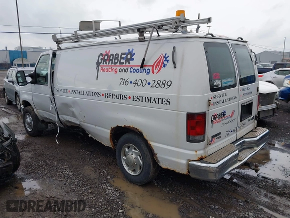 2011 Ford Econoline Cargo Commercial with VIN 1FTNE1EW1BDA17492, listed as a IAAI auction lot 41036647 with 242,810 mi miles and . Bid and sale history available at DreamBid. Image 3.