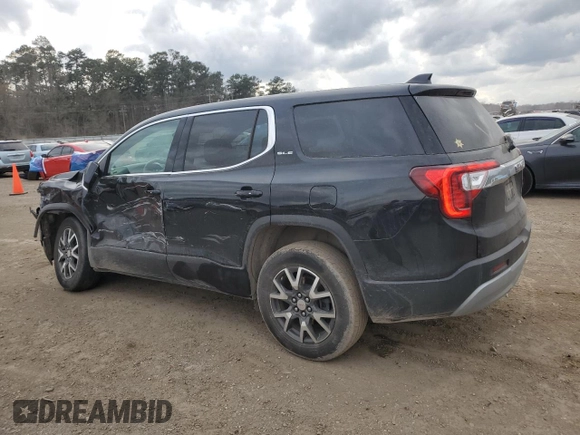 2021 GMC Acadia SLE with VIN 1GKKNKLA9MZ215439, listed as a Copart auction lot 44989935 with 54,035 mi miles and Salvage Title. Bid and sale history available at DreamBid. Image 2.