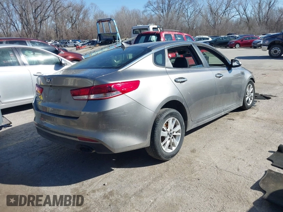 2017 Kia Optima LX with VIN 5XXGT4L30HG145178, listed as a IAAI auction lot 41773857 with 119,191 mi miles and . Bid and sale history available at DreamBid. Image 4.
