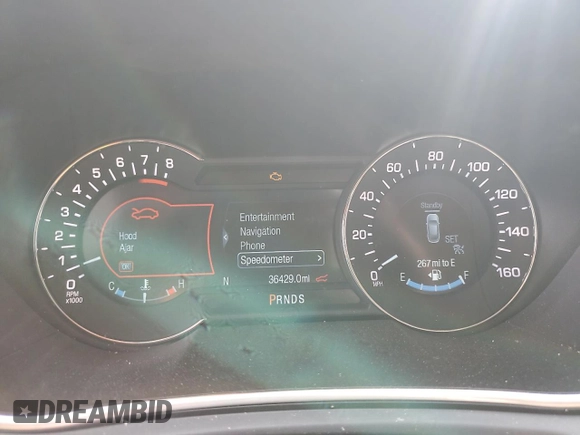 2018 Lincoln MKX Reserve with VIN 2LMPJ6LR8JBL12169, listed as a Copart auction lot 44673595 with 36,429 mi miles and Salvage Title. Bid and sale history available at carsss.com. Image 9.