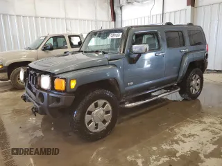 2007 Hummer H3 SUV with VIN 5GTDN13E678118560, listed as a Copart auction lot 74091454 with 196,504 mi miles and Non Repairable. Bid and sale history available at carsss.com. Image 1.