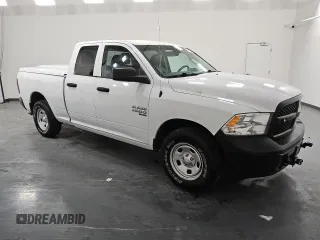 2019 Ram 1500 Tradesman z VIN 1C6RR7FG5KS672483, wystawiony jako Copart lot #60942425 z przebiegiem 143 359 mil mil oraz Czysty tytuł • Clean title. Historia ofert i sprzedaży dostępna na DreamBid. Obrazek 4.