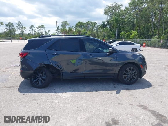 2023 Chevrolet Equinox RS with VIN 3GNAXMEGXPS162984, listed as a IAAI auction lot 42376766 with 46,402 mi miles and . Bid and sale history available at DreamBid. Image 14.
