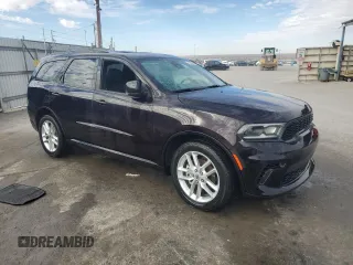2024 Dodge Durango GT Plus with VIN 1C4RDHDG4RC118078, listed as a Copart auction lot 88797645 with 25,971 mi miles and Salvage title. Bid and sale history available at DreamBid. Image 4.