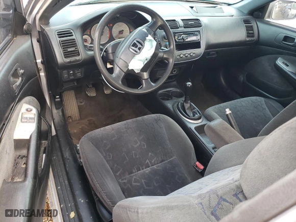 2001 Honda Civic EX with VIN 1HGEM219X1L044687, listed as a Copart auction lot 87252774 with 302,882 mi miles and Salvage Title. Bid and sale history available at carsss.com. Image 8.