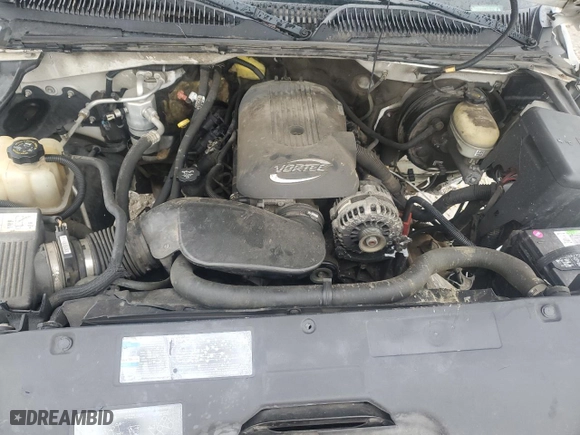 2005 GMC Sierra 1500 Work Truck with VIN 1GTEC14V75Z250573, listed as a Copart auction lot 43118455 with 152,471 mi miles and Salvage Title. Bid and sale history available at carsss.com. Image 12.