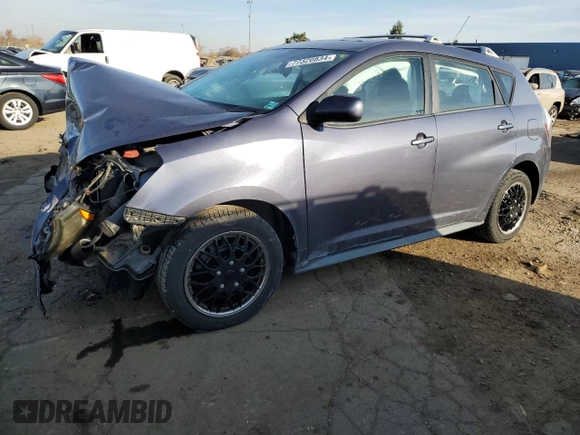 2009 Pontiac Vibe with VIN 5Y2SM67039Z462728, listed as a Copart auction lot 77320834 with 115,027 mi miles and Clean Title. Bid and sale history available at carsss.com. Image 1.