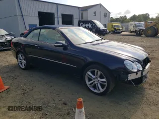 2007 Mercedes-Benz CLK 350 with VIN WDBTK56F17T080027, listed as a Copart auction lot 69642094 with 103,379 mi miles and Salvage Title. Bid and sale history available at DreamBid. Image 4.