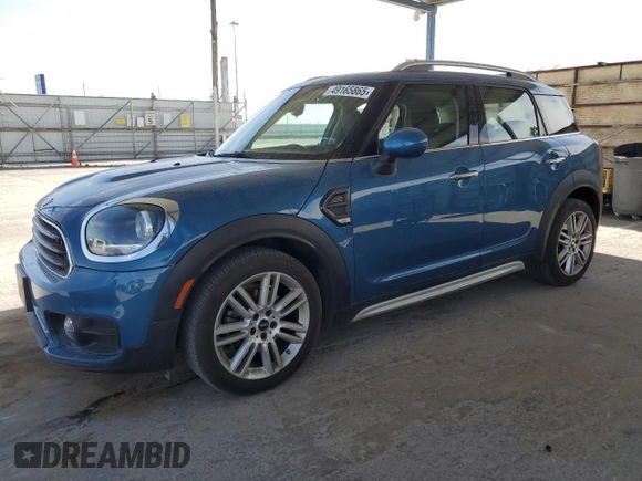 2019 MINI Countryman Cooper z VIN WMZYS7C5XK3F47133, wystawiony jako Copart lot #49165865 z przebiegiem 66 132 mil mil oraz Szkoda całkowita • Salvage title. Historia ofert i sprzedaży dostępna na DreamBid. Obrazek 1.