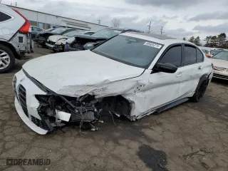 2022 BMW M3 Competition xDrive with VIN WBS43AY08NFM90896, listed as a Copart auction lot 88685375 with 0 mi miles and Salvage Title. Bid and sale history available at carsss.com. Image 1.