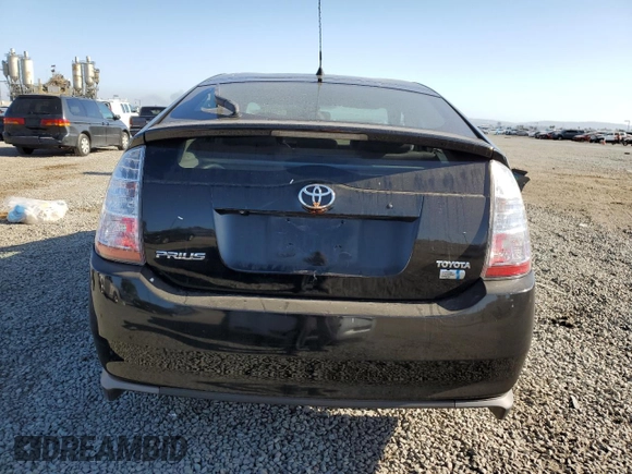 2006 Toyota Prius with VIN JTDKB20U667533049, listed as a Copart auction lot 53809895 with 210,935 mi miles and Salvage Title. Bid and sale history available at DreamBid. Image 6.