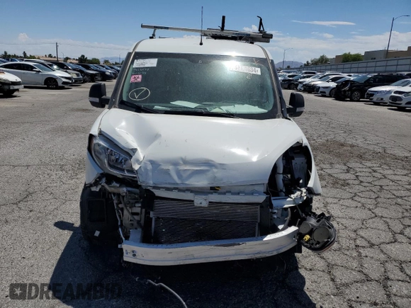 2022 Ram ProMaster City Cargo Tradesman with VIN ZFBHRFAB9N6X63508, listed as a Copart auction lot 54711634 with 22,707 mi miles and Salvage Title. Bid and sale history available at DreamBid. Image 5.