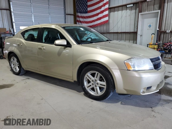 2010 Dodge Avenger R/T with VIN 1B3CC5FB9AN135784, listed as a Copart auction lot 50756275 with 191,809 mi miles and Salvage Title. Bid and sale history available at carsss.com. Image 4.