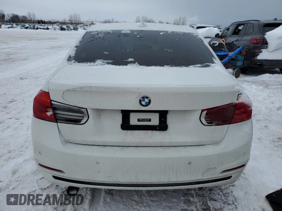 2016 BMW 3 Series 320i xDrive with VIN WBA8A3C58GK689385, listed as a Copart auction lot 44992225 with Not Provided miles and Salvage Title. Bid and sale history available at DreamBid. Image 6.
