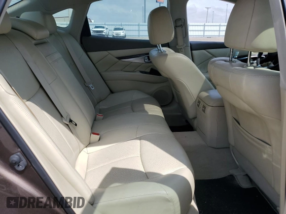 2019 Infiniti Q70 Luxe with VIN JN1BY1AR2KM585067, listed as a Copart auction lot 57527895 with 62,965 mi miles and Salvage title. Bid and sale history available at DreamBid. Image 10.