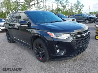 2018 Chevrolet Traverse Premier with VIN 1GNEVJKW2JJ247358, listed as a IAAI auction lot 41957576 with 84,689 mi miles. Bid and sale history available at carsss.com. Image 1.