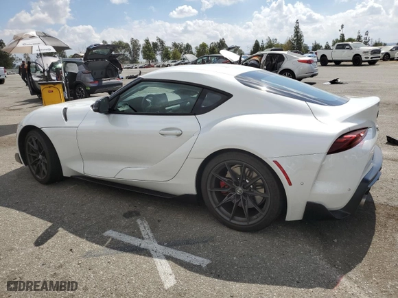 2024 Toyota GR Supra 3.0 with VIN WZ1DB0G04RW062871, listed as a Copart auction lot 71675774 with 6,941 mi miles and Salvage Title. Bid and sale history available at carsss.com. Image 2.