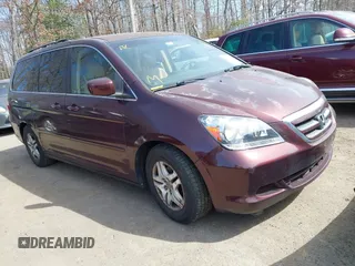 2007 Honda Odyssey EX с VIN 5FNRL38417B052384, выставлен на аукционе IAAI как лот 41719222 с пробегом 216 701 миль миль и . История ставок и продаж доступна на DreamBid. Изображение 1.