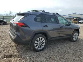 2025 Toyota RAV4 XLE Premium with VIN 2T3A1RFV6SC506604, listed as a Copart auction lot 54878595 with 278 mi miles and Salvage title. Bid and sale history available at DreamBid. Image 3.