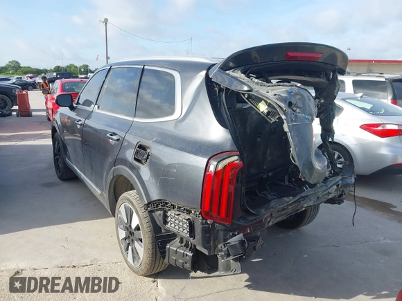 2022 Kia Telluride SX with VIN 5XYP54HCXNG215831, listed as a IAAI auction lot 42569744 with 90,097 mi miles and . Bid and sale history available at DreamBid. Image 3.