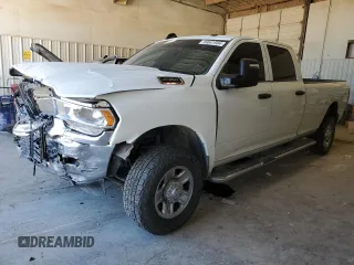 2023 Ram 2500 Tradesman with VIN 3C6UR5HJXPG602824, listed as a Copart auction lot 69061504 with 48,705 mi miles and Salvage Title. Bid and sale history available at carsss.com. Image 1.
