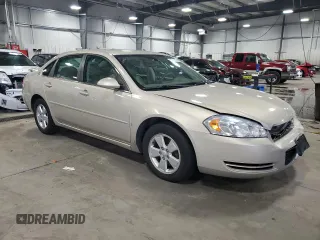 2008 Chevrolet Impala LT with VIN 2G1WT58KX81335621, listed as a Copart auction lot 52862045 with 184,058 mi miles and Salvage Title. Bid and sale history available at DreamBid. Image 4.