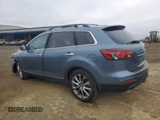 2015 Mazda CX-9 Grand Touring with VIN JM3TB2DV9F0466485, listed as a Copart auction lot 53745715 with 79,452 mi miles and Salvage title. Bid and sale history available at DreamBid. Image 2.
