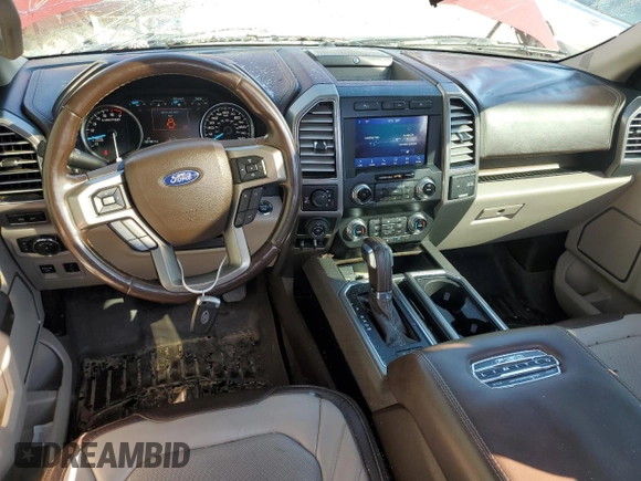 2019 Ford F-150 Limited with VIN 1FTEW1EG7KFC78751, listed as a Copart auction lot 46852655 with 92,199 mi miles and Salvage Title. Bid and sale history available at carsss.com. Image 8.
